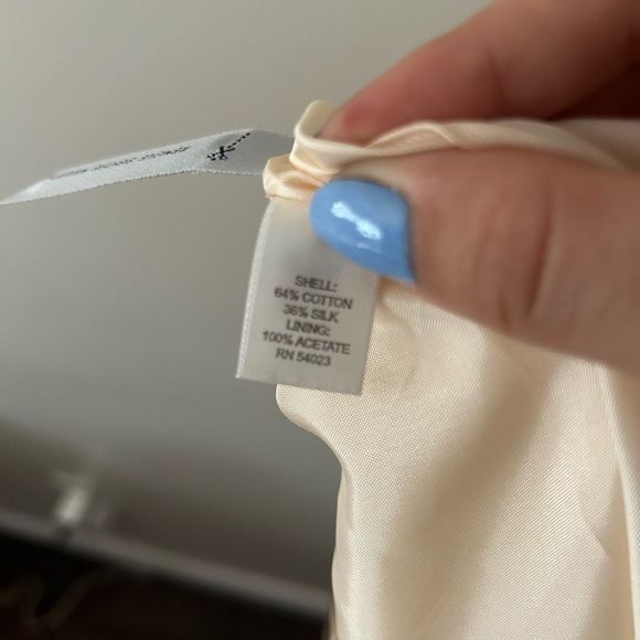 Banana republic silk blend printed skirt  4 - Picture 9 of 9